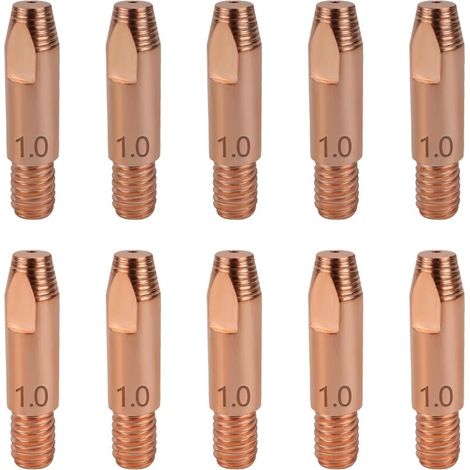 Lot de 10 embouts de soudage M6 1 mm Pour appareil de soudage 24KD (1/5)