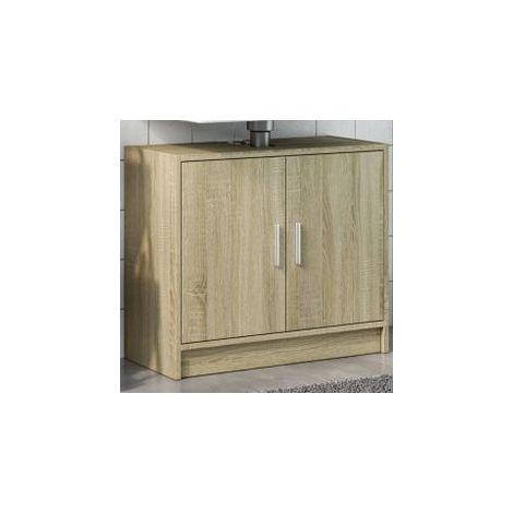 Armoire d'évier chêne sonoma 63x29x55 bois d'ingénierie