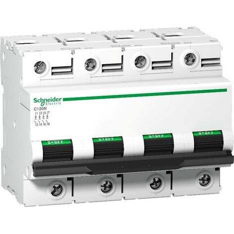 Interruptor automático en miniatura SCHNEIDER ACTI 9 100A 4P 10000A 415V Dardo Plus