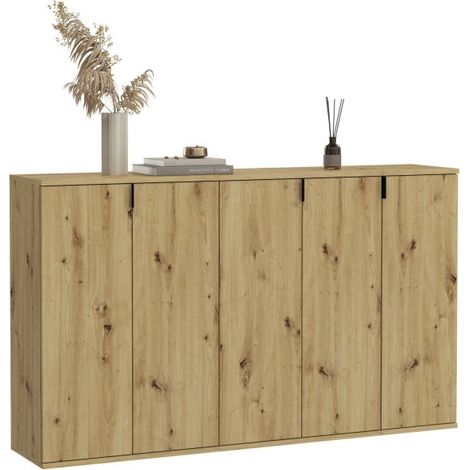 Buffet 5 Türen – Helles Eichenholz – BODITE
