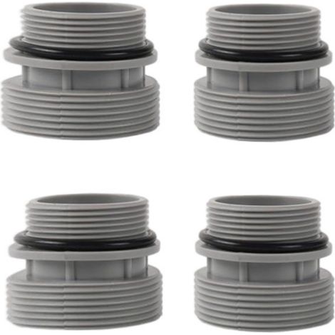 Kit de Conversion de Tuyau de Piscine de 40 mm à 3,8 cm, adaptateurs et Joints toriques pour Hors Sol, Lot de 4 (1/5)