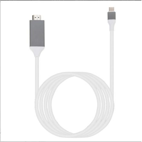Adaptateur Type-C Vers HDMI - Câble USB 3.1 pour Écran Externe Android - Résolution 4K - Pour Smartphone S8 S9 - 1 Pièce (1/5)