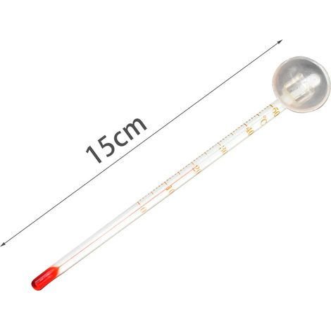 termómetro acuario nobleza aquarium thermometer vidrio 15 cm