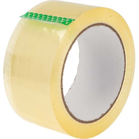 tecuro PREMIUM Acrylat-Paketklebeband PP31, transparent, 50 mm x 66 m, leise abrollbar, UV- und alterungebeständig (1/3)