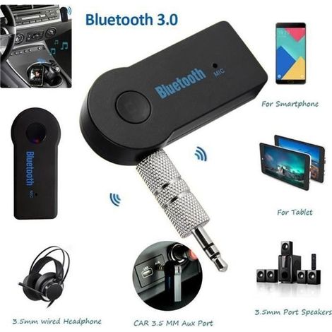 Récepteur Émetteur Bluetooth - Accessoire Réseau - 3.5mm Jack - Bluetooth 5.0 - Audio sans fil - A2DP (1/4)