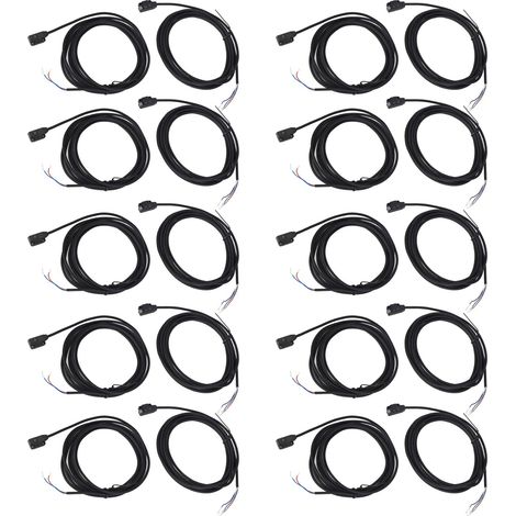 Lot de 10 capteurs photodétecteurs infrarouges traversant, interrupteur de détection à faisceau DC10-30V BEM50NKBZ, module optique de proximité (1/5)