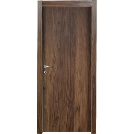 Innentür in Nussbaum mit vertikaler Maserung 90 x 210 cm (1/3)