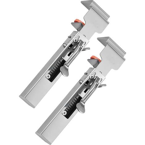 Pince de fixation tiroir à largeur réglable en acier inoxydable avec 2 (1/5)