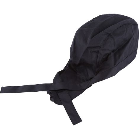 Casquette de Chef Style Corsaire pour Cuisine et Événements Gastronomiques (Noir) (1/2)
