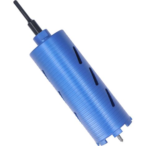 Meche carottier diamant 102 mm avec centrage, foret carotte humide sec pour beton, percage mur, acier allie (1/5)