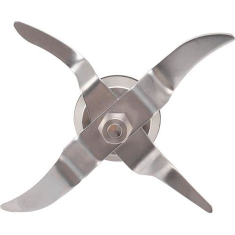 1 Lame de mixeur, 4 feuilles, 12 dents, Acier inoxydable, Pour Monsieur Cuisine Connect 1.0 (1/4)