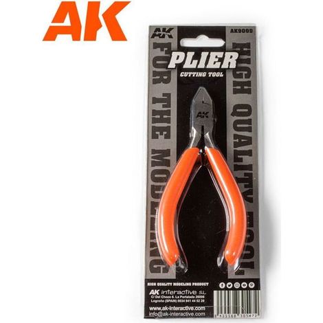 Pince de précision - AK Interactive - Multifonction - Noir - Matériaux de haute qualité