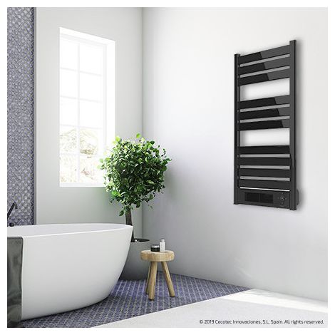 Cecotec – Sèche-serviettes électrique 2000 W – Chauffage céramique 1500 W – Écran LED – Télécommande – Minuterie 24h – Protection IPX1 — vue 3