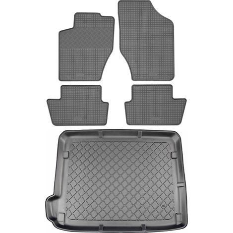 Set di tappetini in gomma per auto e tappetino per bagagliaio per Citroen C4 II Hatchback (5 porte) dal 10.2010 al 03.2018. (1/5)