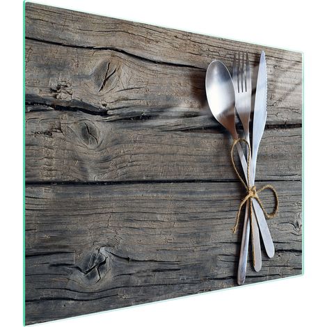 TAGLIERE IN VETRO 52x30 POSATE (1/5)