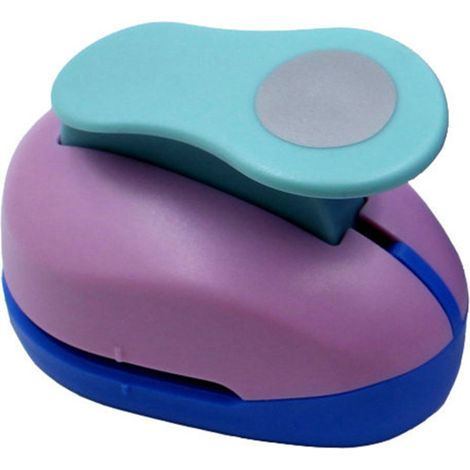 Perforadora redonda (38 mm) para manualidades, ideal para scrapbooking, creación de tarjetas y diseño de álbumes de fotos. Varios tamaños disponibles. (1/5)
