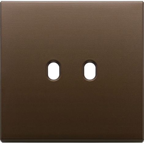 VIMAR - 22672.2.12 Plaque 2Mx2 Bronze foncé brossé vintage