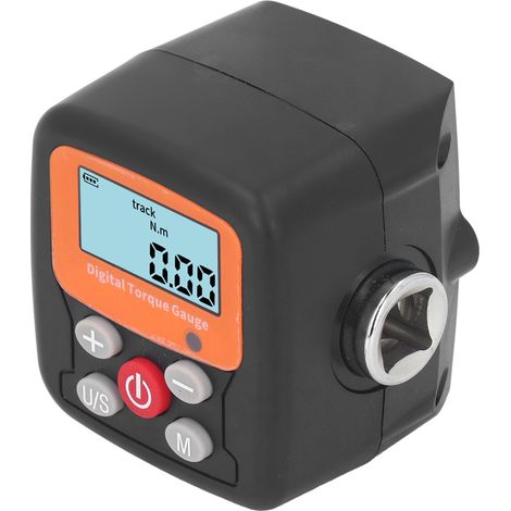Clé dynamométrique numérique avec adaptateur, couple 4-135 N.m, raccord 3/8", écran LCD rétroéclairé clair, outil de mesure de torsion (1/5)