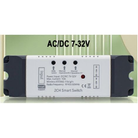 Contrôleur de moteur à actionneur linéaire électrique Tuya Smart Wifi, commutateur CC/CA 2 canaux, télécommande RF433, relais à impulsions 2 canaux