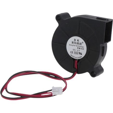 Ventilateur silencieux 5015, petit ventilateur de refroidissement de 5 cm, roulement à huile de 50 mm, 4300 tr/min, pour imprimante 3D - 5 V (1/4)