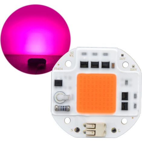 LED à spectre complet pour l'éclairage horticole, LED COB haute puissance 380-800 nm, LED sans soudure ni pilote, éclairage hydroponique/floral DIY 100 W (1/5)