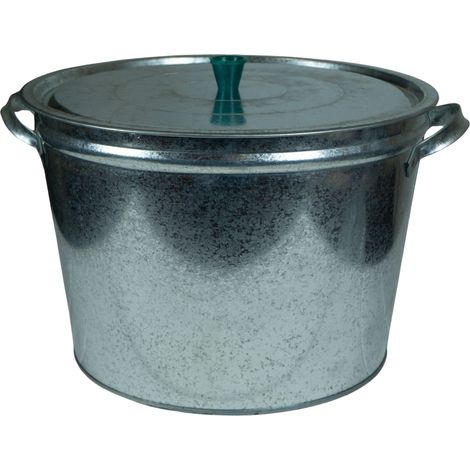 Zinkeimer silbergrau 25L Tank (1/5)