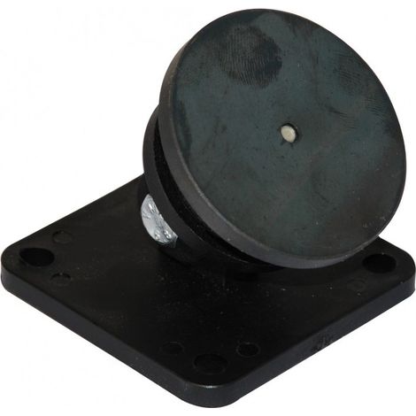 Cordia Incendie – Plaque polaire orientable – Ventouse pré-câblée en tôle acier 15/10ème – Orientable jusqu'à 60° – Couleur blanche