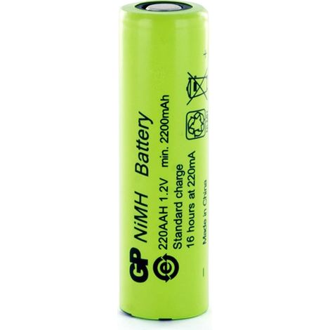 GP - Accus NiMH ls GP220AAH 1.2V 2200mAh FT