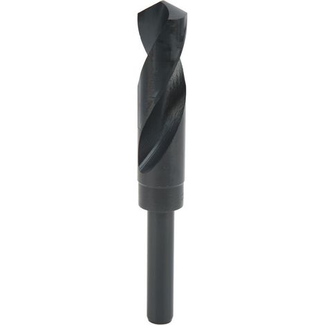 Spiralbohrer mit HSS-Schaft, 1/2-Zoll-Griff, 135° Außenkantenwinkel, Schaftbohrer für Holz, Kupfer und Kunststoff (22 mm).