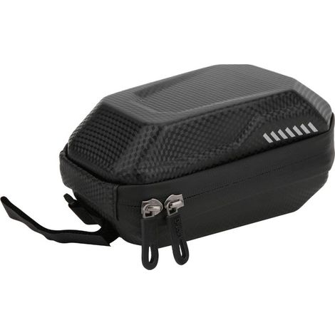 Gepäckträgertasche für Mountainbikes – Wasserdichte EVA-Hartschale – 20 x 10 x 9 cm – Schwarz – 1 Stück (1/5)