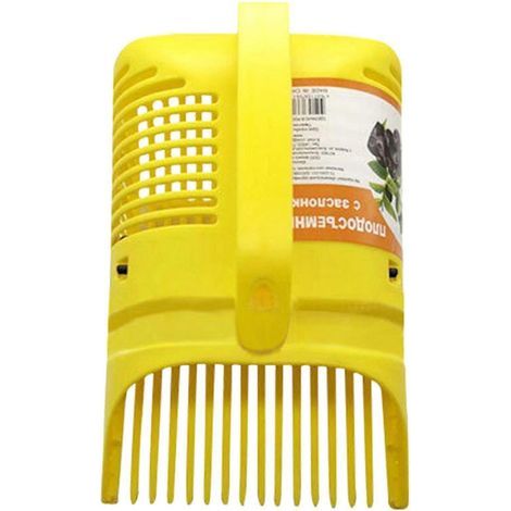 Plastic berry picker, blueberry rake with ergonomic handle, new (1/5)
