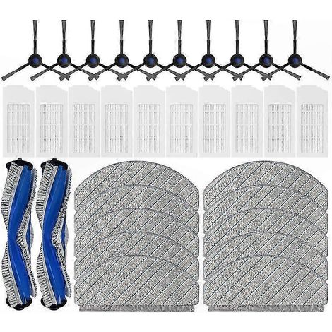 Accessoires Compatibles pour Robots Aspirateurs Debot N20 et N20 Plus, Pièces de Rechange Universelles, Kit de Nettoyage pour Modèles N20/N20 Plus (1/5)