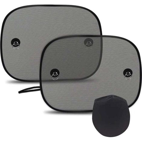 Universal Car Sunshade for Baby/Child, UV/Heat Protection for Maximum UV Protection for Babies, Adults, and Dogs (2 pieces) (1/4)