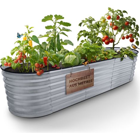 Beet Strend Pro Garden, Hochbeet, verzinkt, 60x200x45 cm (1/5)