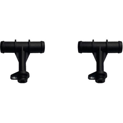 Deux raccords rapides pour boîtiers de filtre à huile, brides de refroidissement et durites d'eau compatibles avec Jaguar 94810636102 (1/5)
