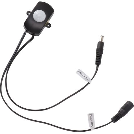 Détecteur de mouvement PIR 120° mini interrupteur infrarouge automatique pour ruban LED système de sécurité DC 6-24V (1/5)