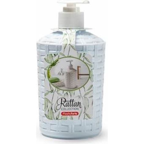 DOSIFICADOR JABON RATTAN BLANCO