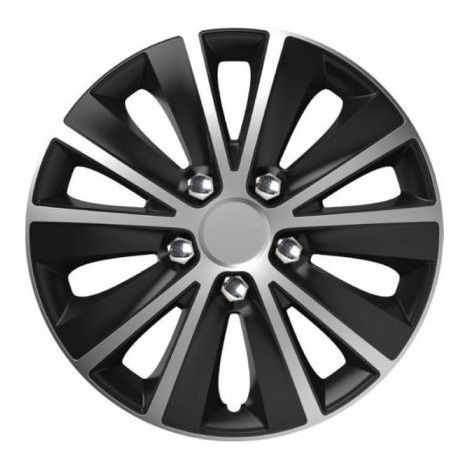 Radkappen Versaco Rapide NC Silber / Schwarz - 14''