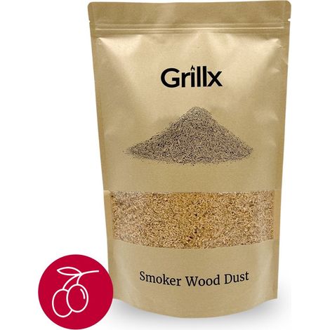 GrillX Fumée Olive - 3 litres - Pour 7 fumages à froid - Générateur de fumée froide (1/2)