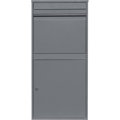 Grey Anti-Theft Parcel Post Box XL (1/5)
