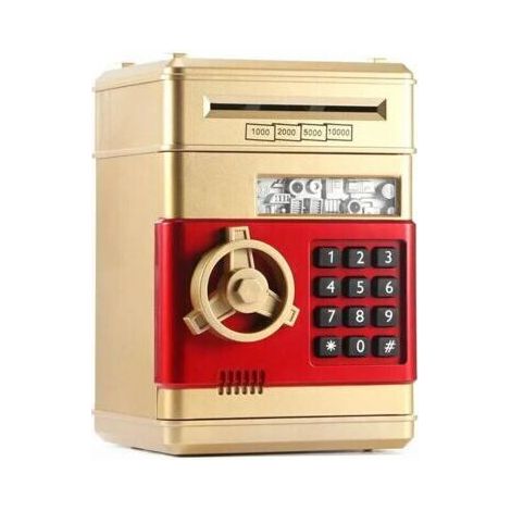 Tirelire électronique coffre-fort tirelires pour enfants pièces numériques économie d'argent coffre-fort Mini ATM Machine enfant cadeaux de noël