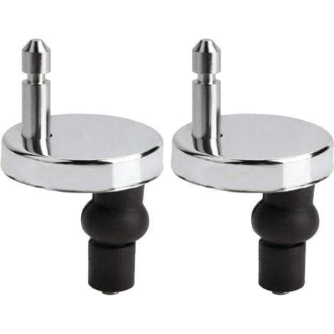 Lot de 2 Fixation Abattant WC Universelles Abattant de Toilettes Charnire Couvercle de Toilettes Abattant Fixations Abattant de Toilettes Remplacement Fixation pour Sige de WC Abattant WC Fix (1/4)