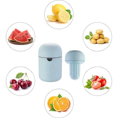 Exprimidor manual con forma de limón, apto para limones y limas. (1/4)