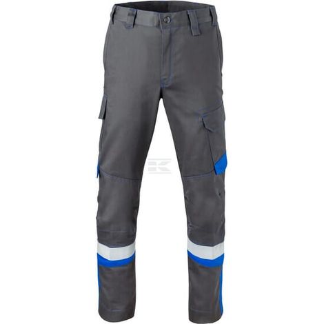 Trousers 5-Safety size 52 charcoal/cornblue by HaVep HAVEP 80340469AAR52 (1/2)