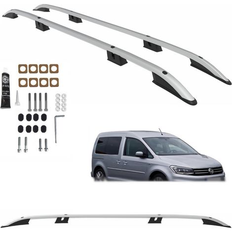 RIELES DE TECHO VOLKSWAGEN CADDY MAXI de 2003 a 2020 PLATA (1/5)