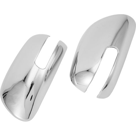 Rétroviseurs Extérieurs Chrome x2, Coques ABS Argent Brillant, Capuchons de Miroir Latéral Arrière, Remplacement pour Toyota Corolla Camry (1/5)