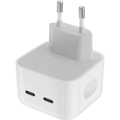 Adattatore Smartphone Doppia Ricarica Caricatore 35W Alimentatore Presa USB-CtoC (1/5)