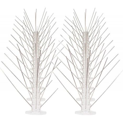 3.5M Pique anti Pigeon Pic Anti-Pigeon en Acier Pointes Anti-Oiseaux en Acier Inoxydable Kit Anti-Oiseaux pour Effrayer Pigeons Corbeaux Moineaux Chats Respectueux des Animaux Pic Anti (1/4)