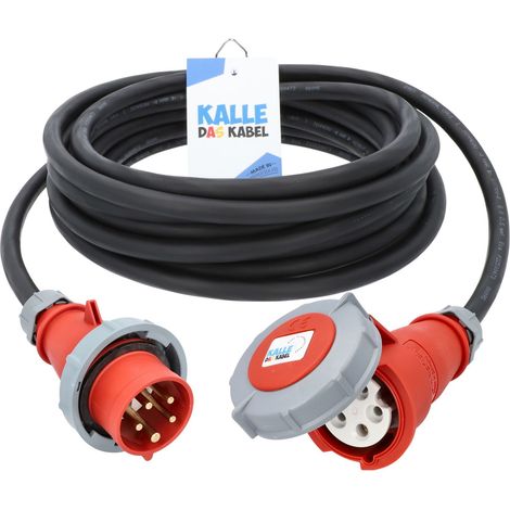 Kalle Verlängerungskabel CEE 400V 16A 2,5mm² Aquasafe IP67 25 Meter (1/5)