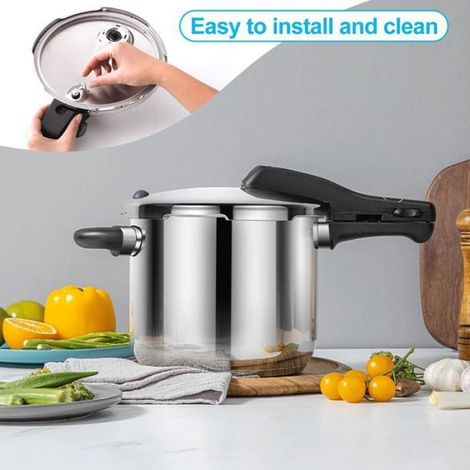 Joint d'étanchéité silicone autocuiseur - Qualité alimentaire Plage température 30 à 350 °C - Fissler et WMF 6 5 L - 22 cm (1/5)